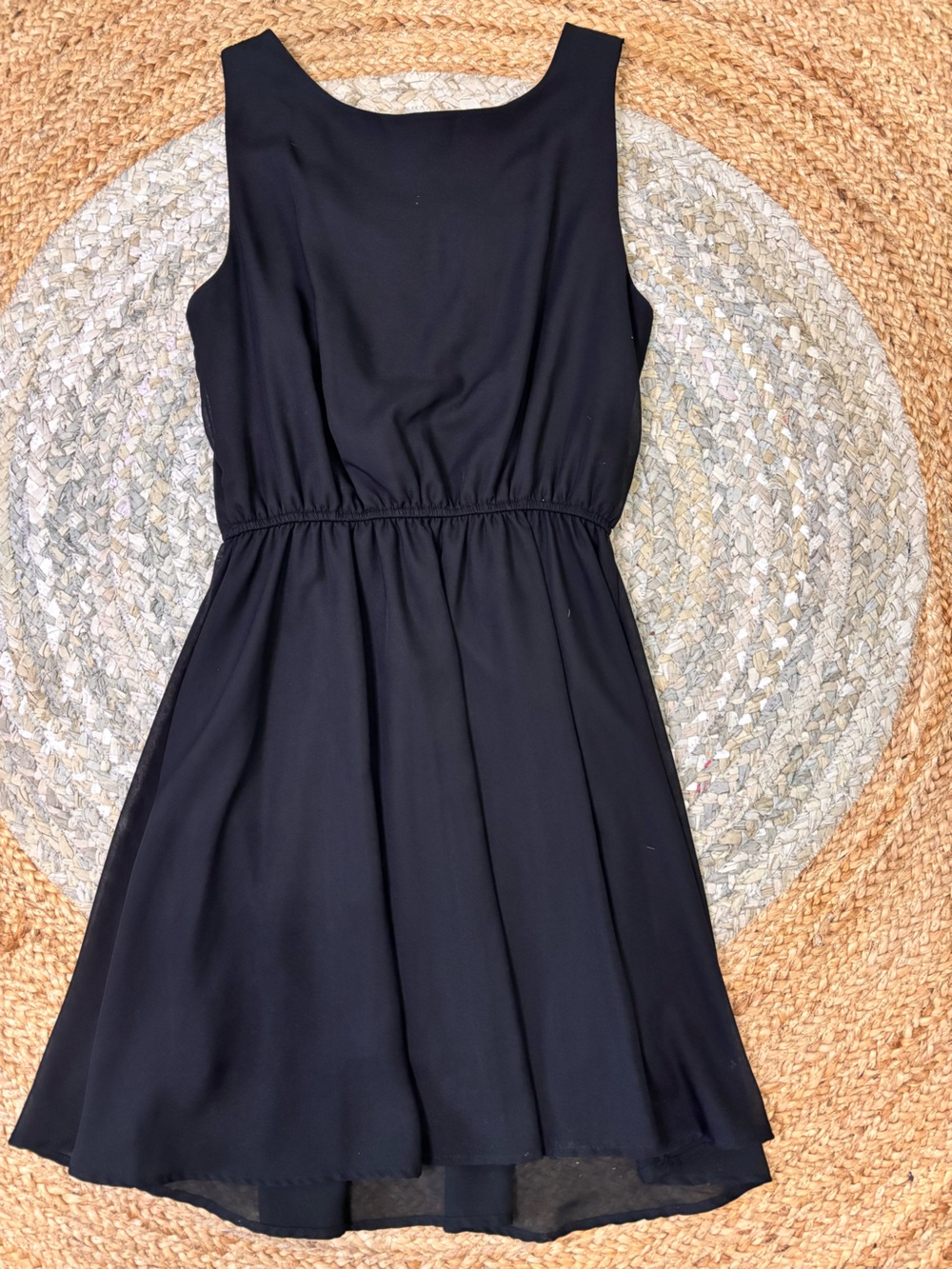 B Sharp Black Beaded Neckline Midi Dress - Picture 4 of 5